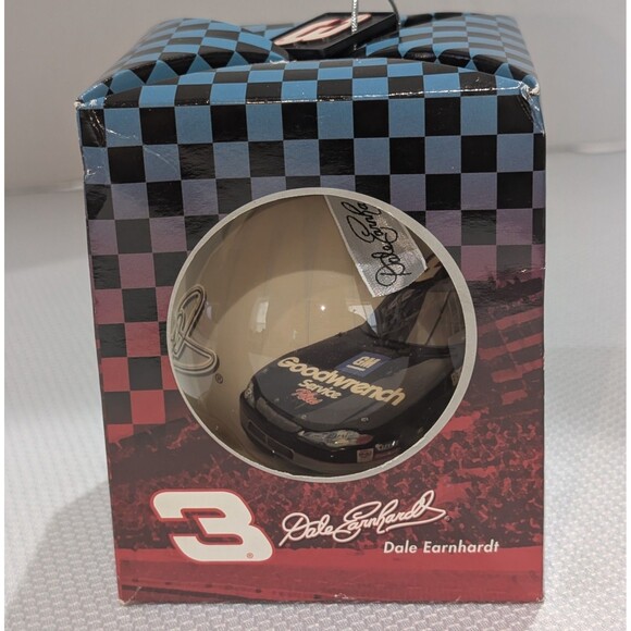 2004 NASCAR Dale Earnhardt Large Ball Christmas Tree Ornament Goodwrench 3 - Picture 5 of 5